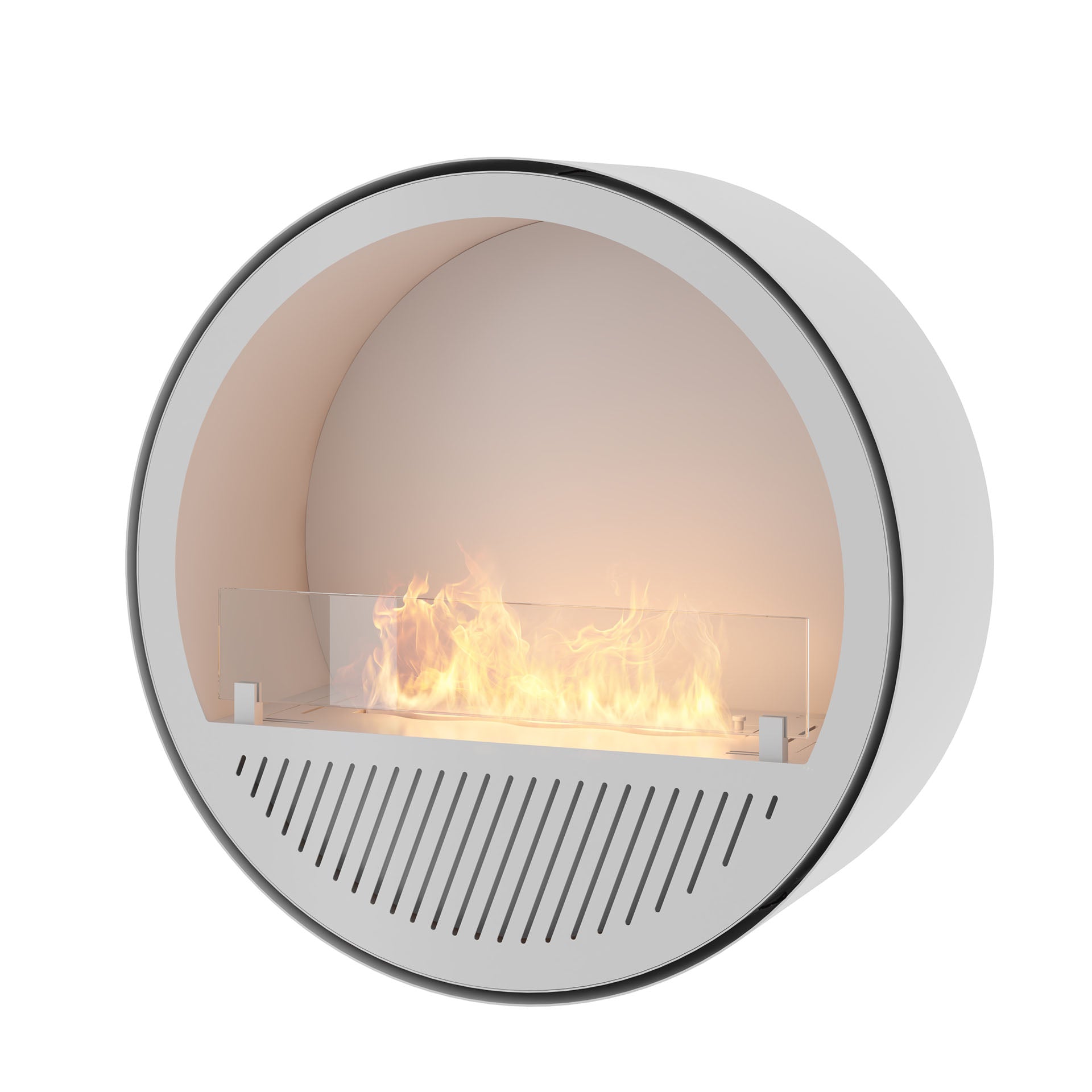 Biokamīns Incyrc Slim wall 72/30 cm balts - N1 Home