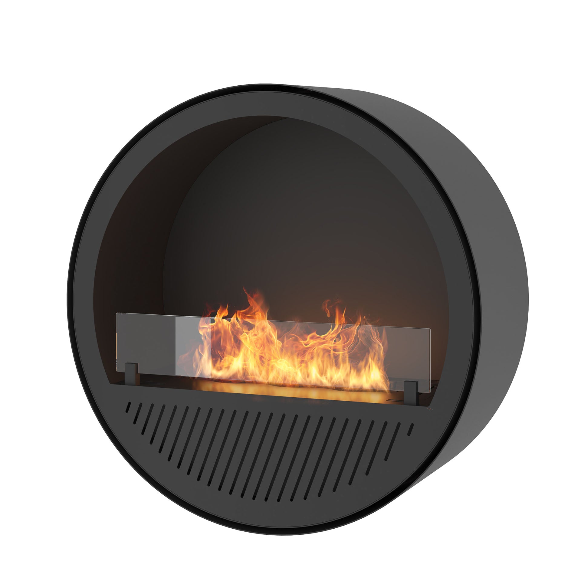 Biokamīns Incyrc Slim wall 72/30 cm melns - N1 Home