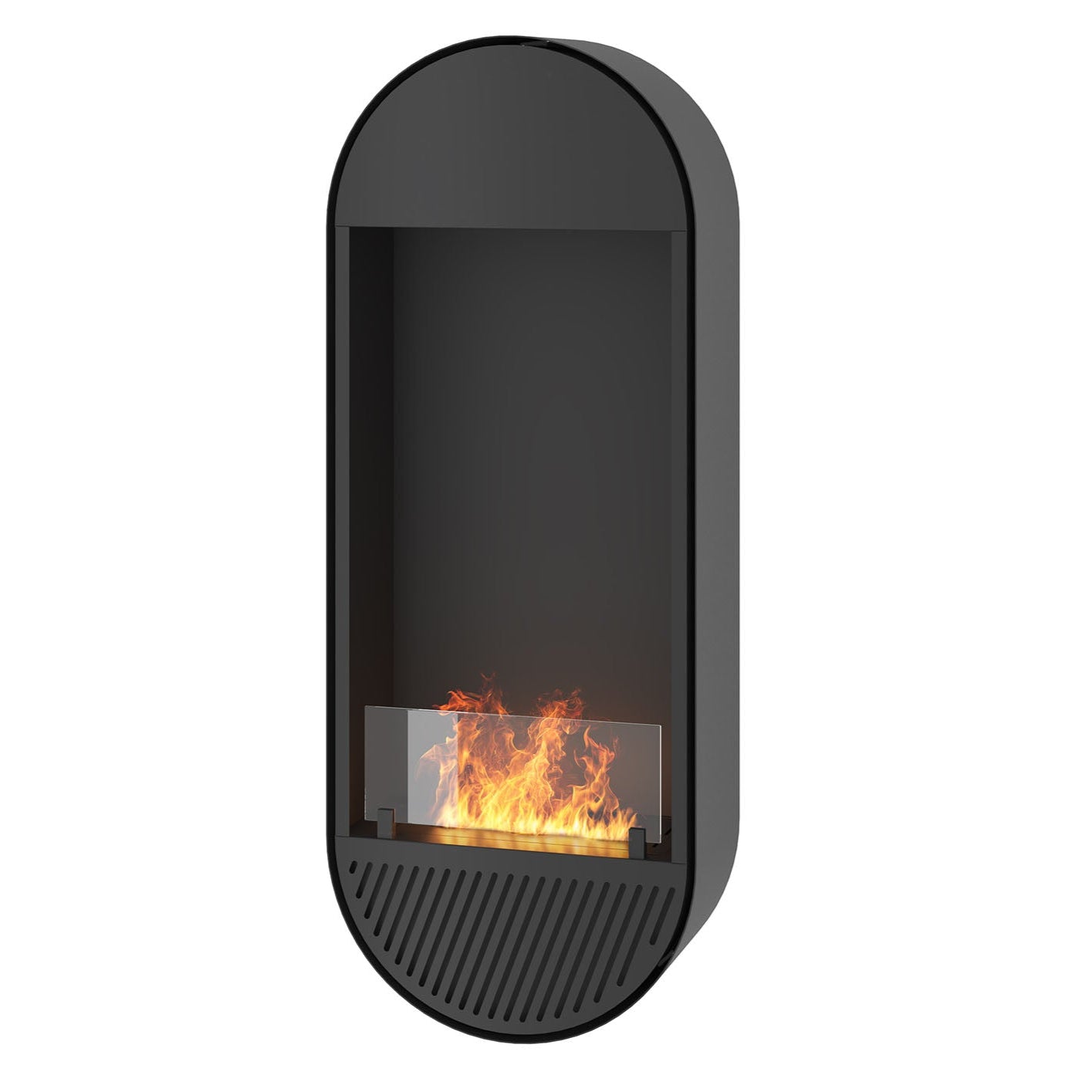 Biokamīns Incyrc Vert 130/50/25 cm melns - N1 Home