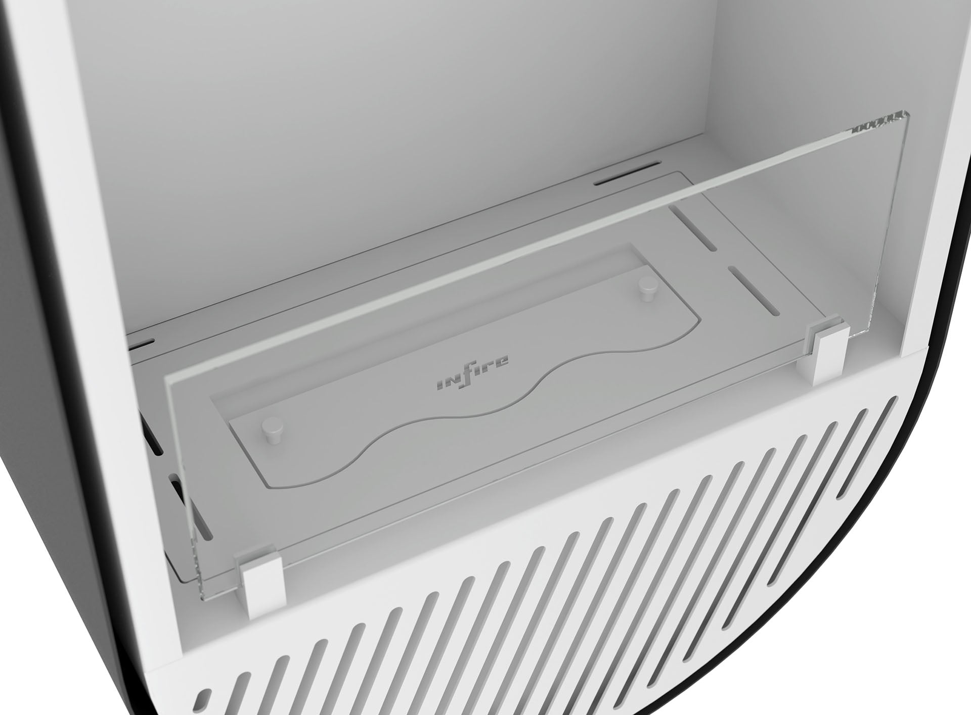 Biokamīns Incyrc Vert 130/50/25 cm melns - N1 Home