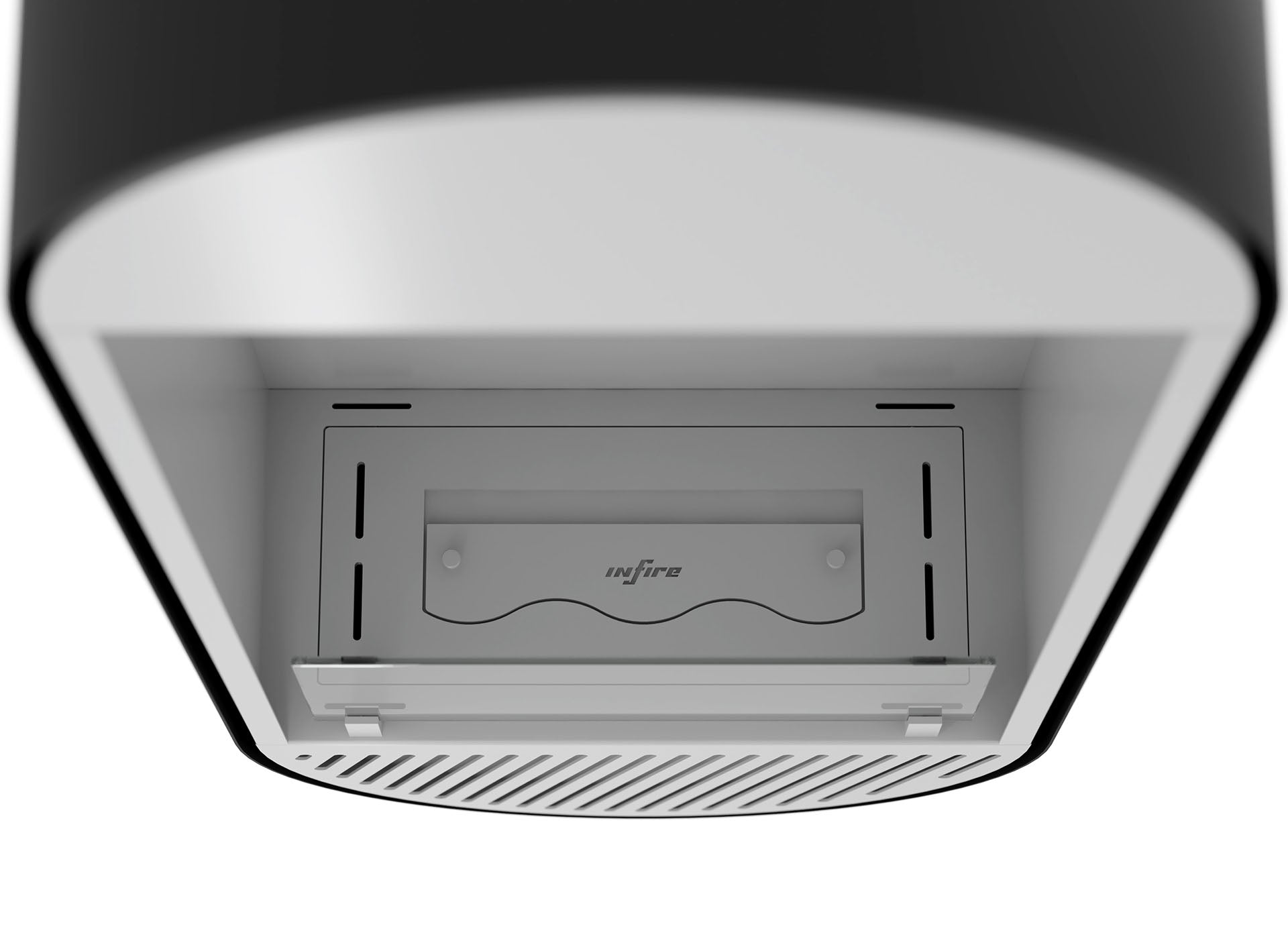 Biokamīns Incyrc Vert 130/50/25 cm melns - N1 Home