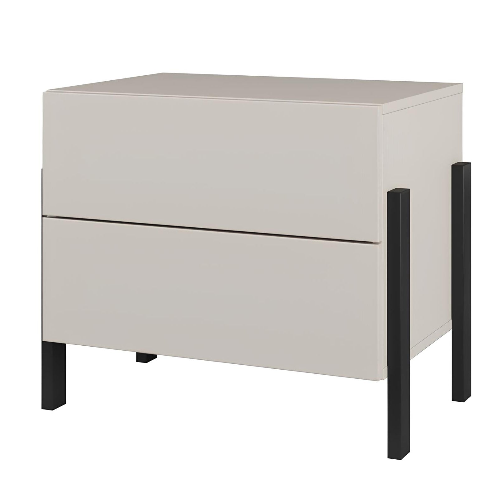 Naktsskapitis Jukka (2) 59/59/40 cm kašmirs - N1 Home