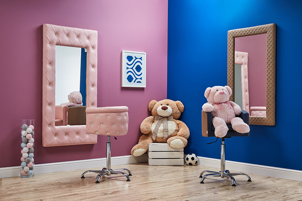 Frizētavas krēsls Lippi Kid DeLux OBS 55/45/40 cm rozā - N1 Home