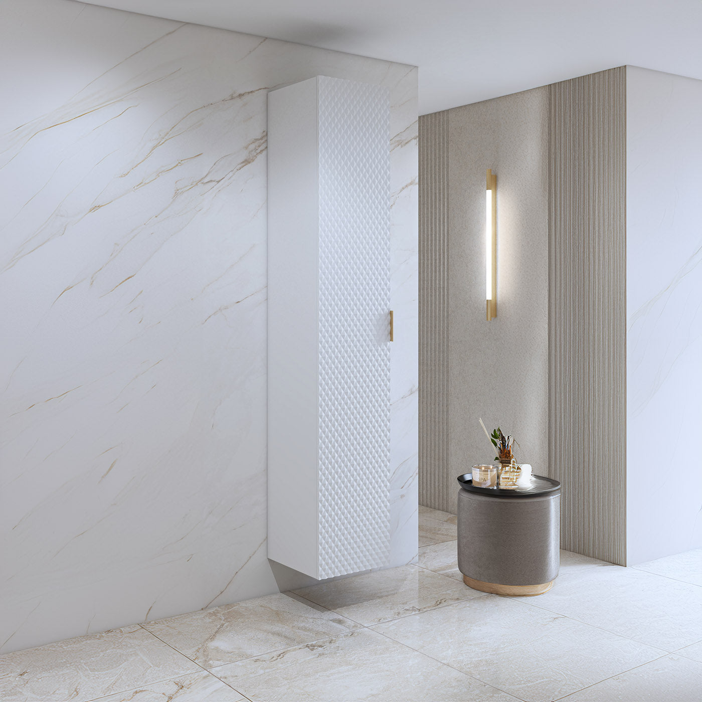 Skapis Lors 35/186/35 cm balts