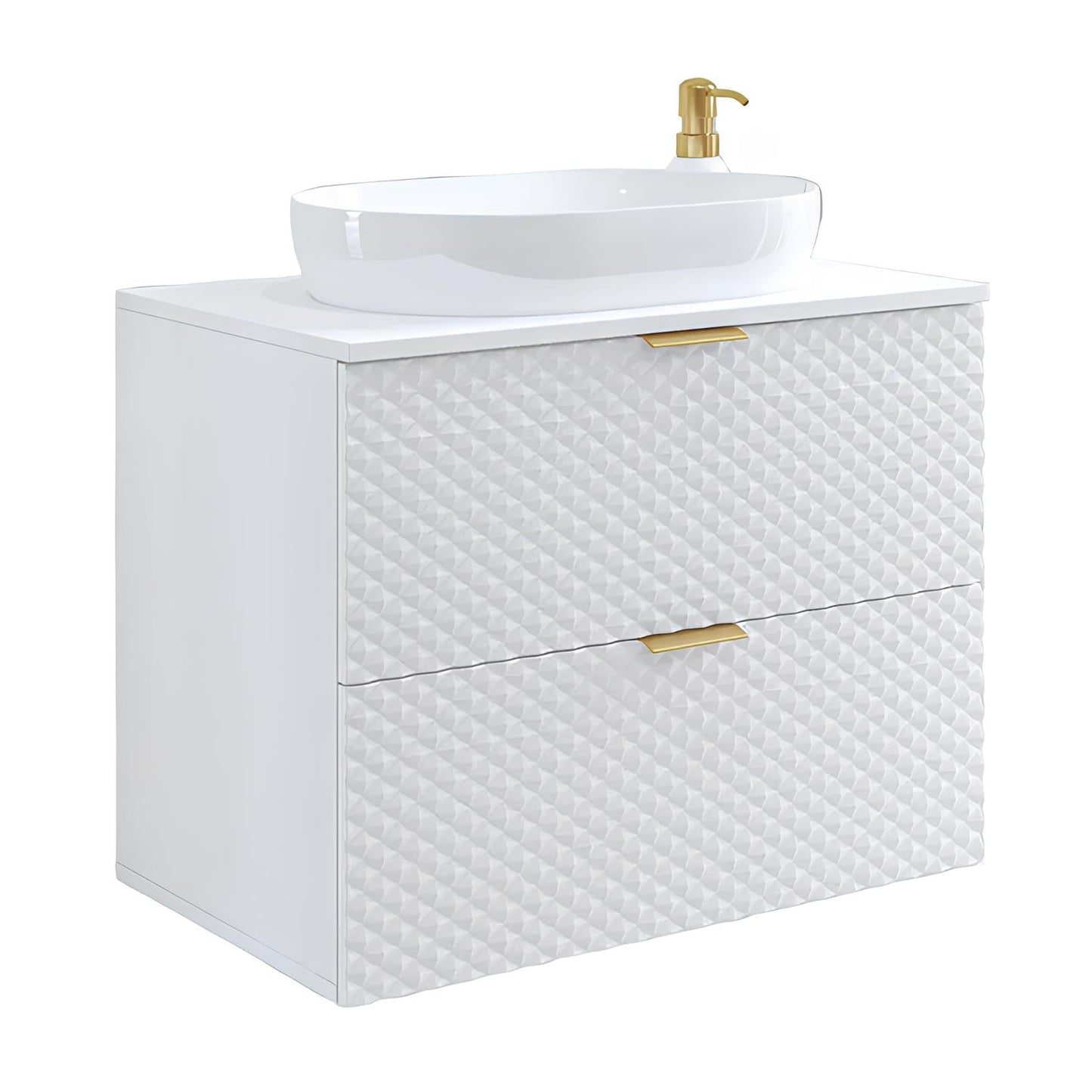 Skapis Lors 80/49/63 cm balts