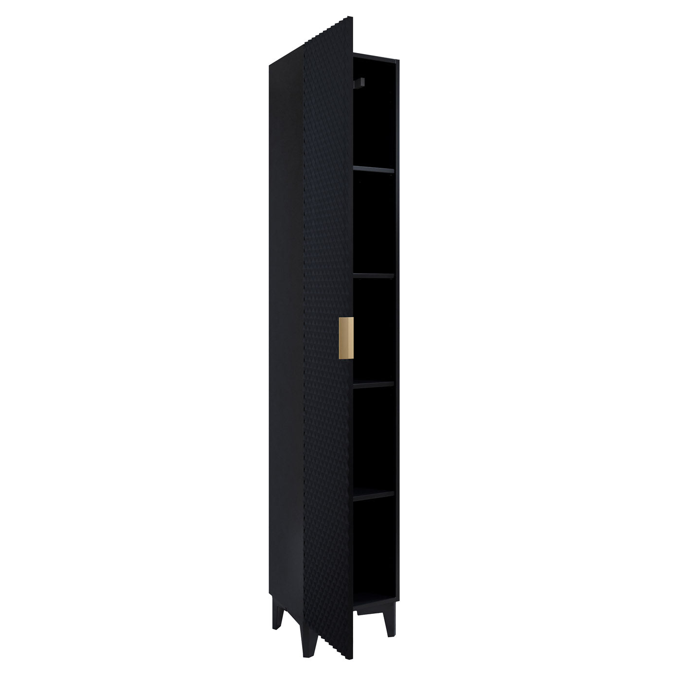 Skapis Lors 35/186/35 cm melns