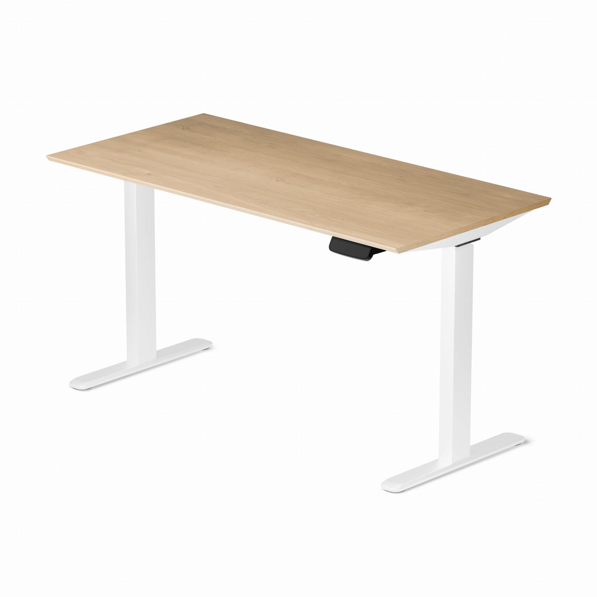 Biroja galds Conti Pro 60/140 cm balts/Hamilton ozols - N1 Home