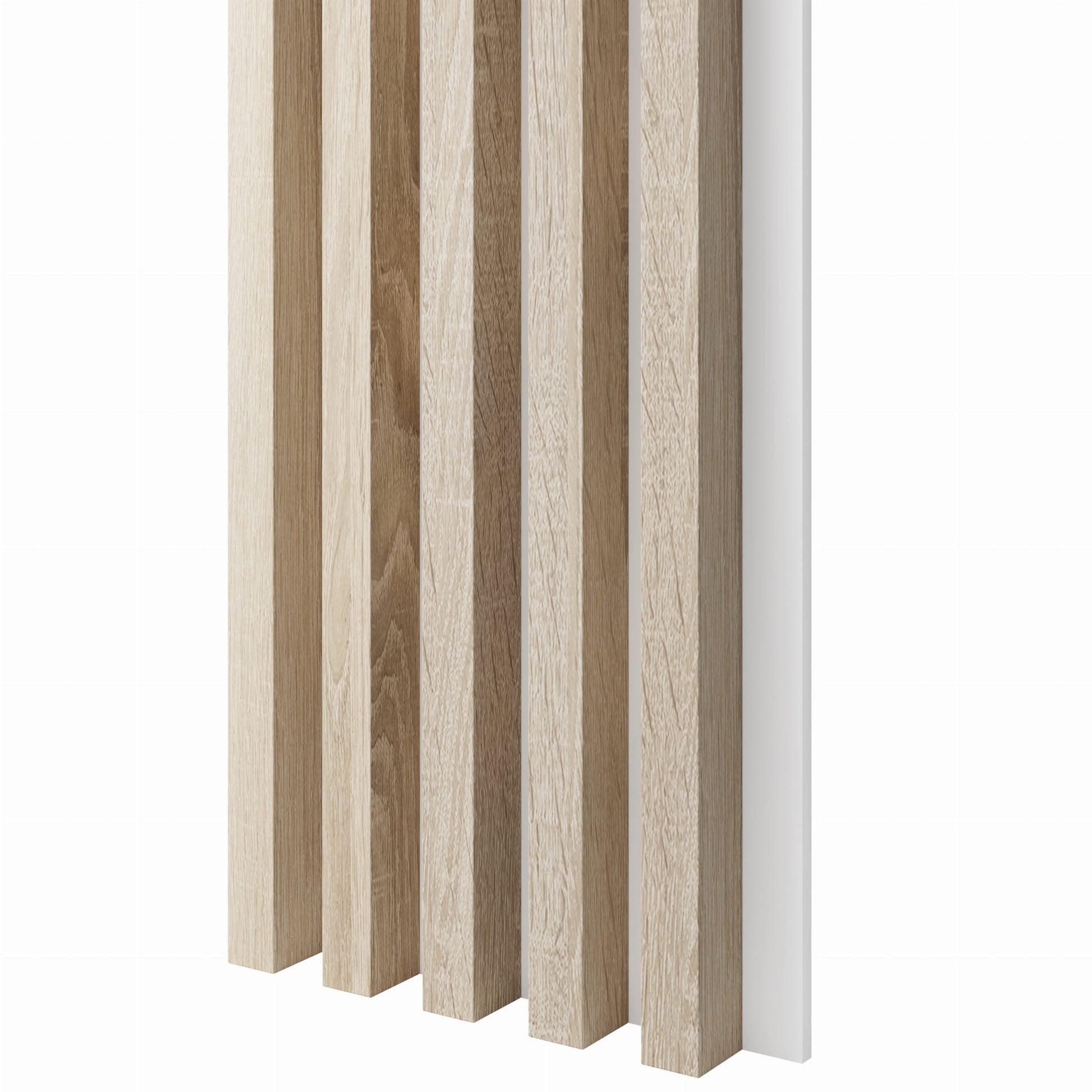 Lameles uz baltas MDF plātnes 300x46x2750 mm sonoma ozols - N1 Home