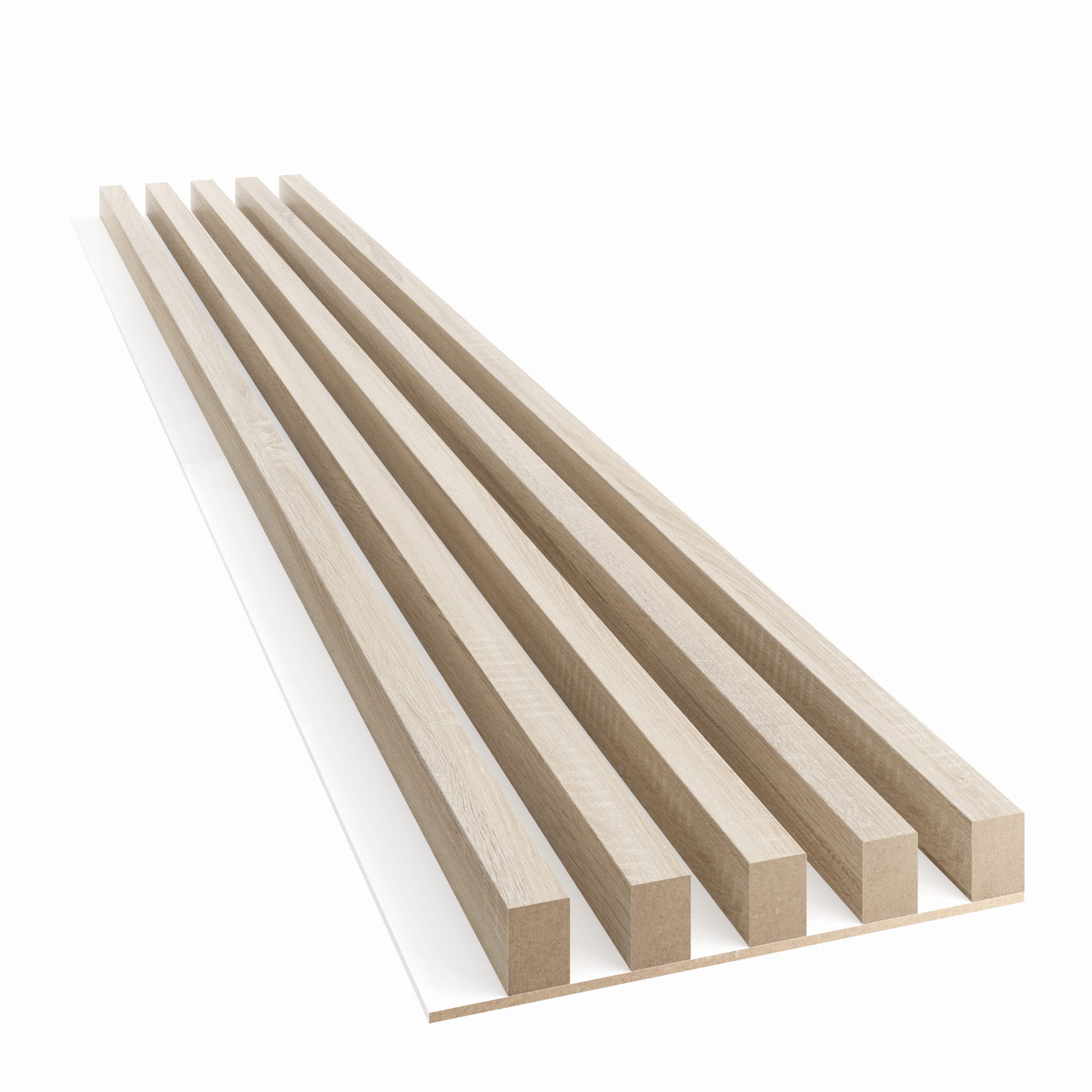 Lameles uz baltas MDF plātnes 300x46x2750 mm sonoma ozols - N1 Home