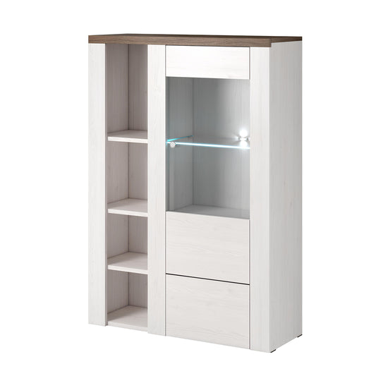 Skapis Laroš 100/37/145 cm sonoma trifele/Sibiu lapegle