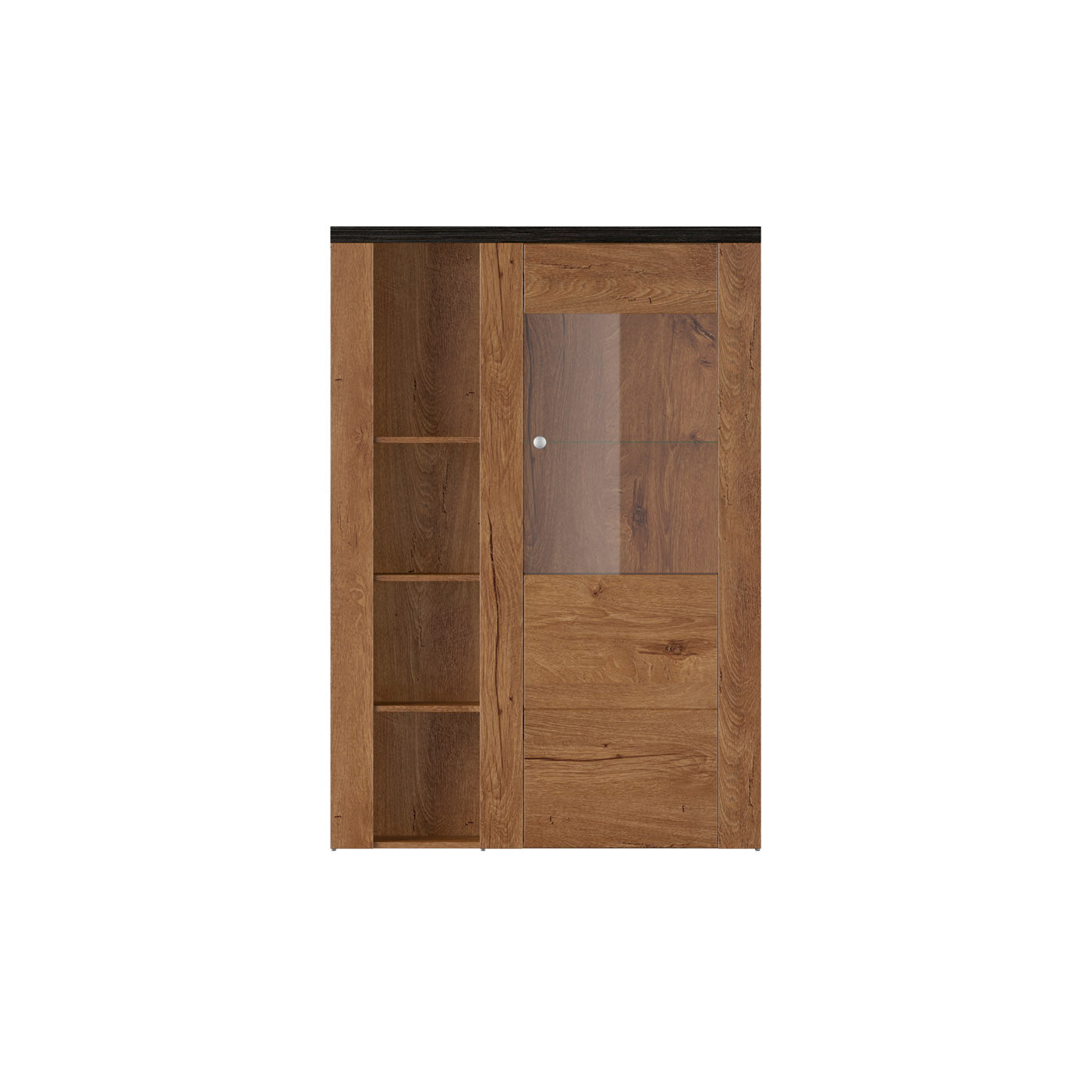 Skapis Laroš 100/37/145 cm Lefkas ozols/pieskārienkoks