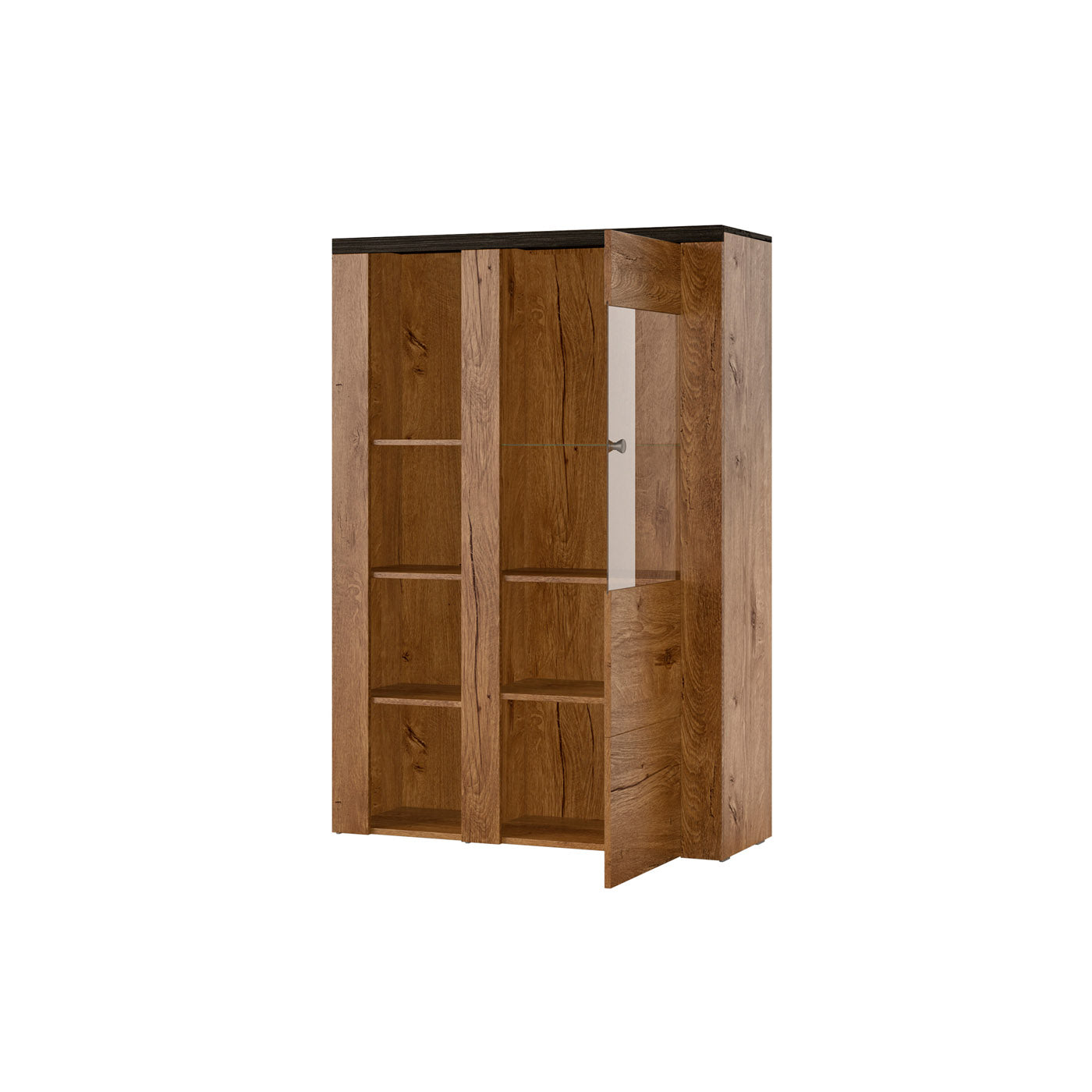 Skapis Laroš 100/37/145 cm sonoma trifele/Sibiu lapegle