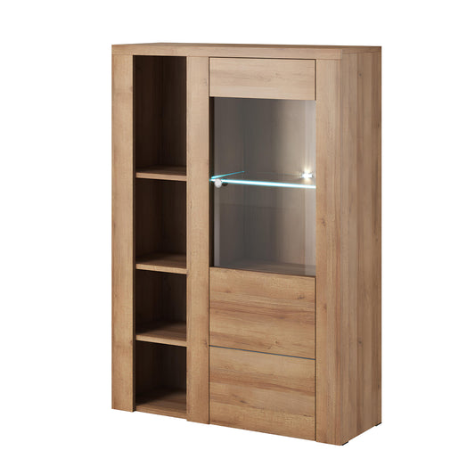 Skapis Laroš 100/37/145 cm Rivjēras gaišais ozols