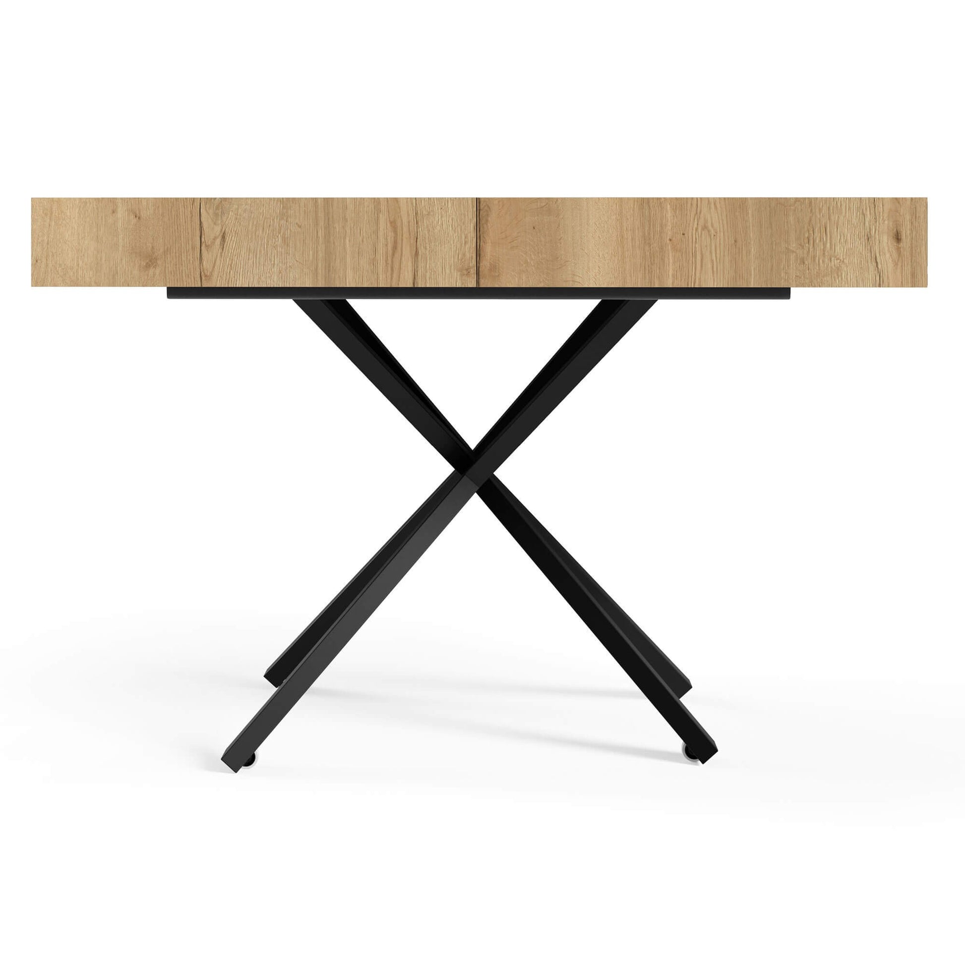 Galds Tiks X 27-80/120-200/80 cm tumši pelēks Čikago - N1 Home