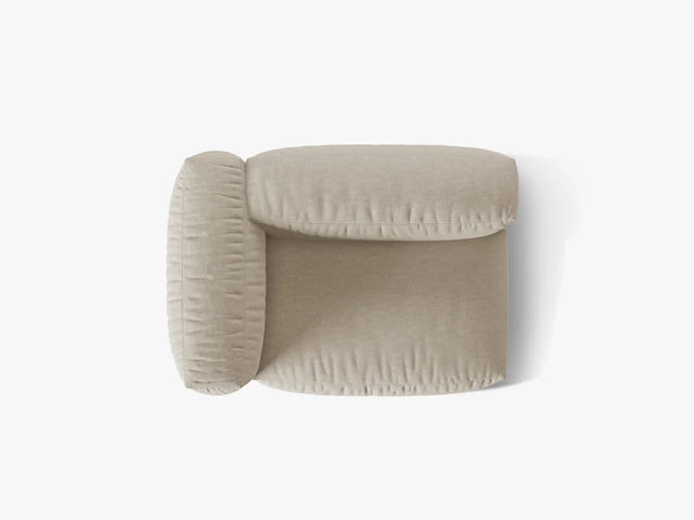 Modulārs dīvāns Martina Micadoni 106/75/120 cm Botoffee Light beige