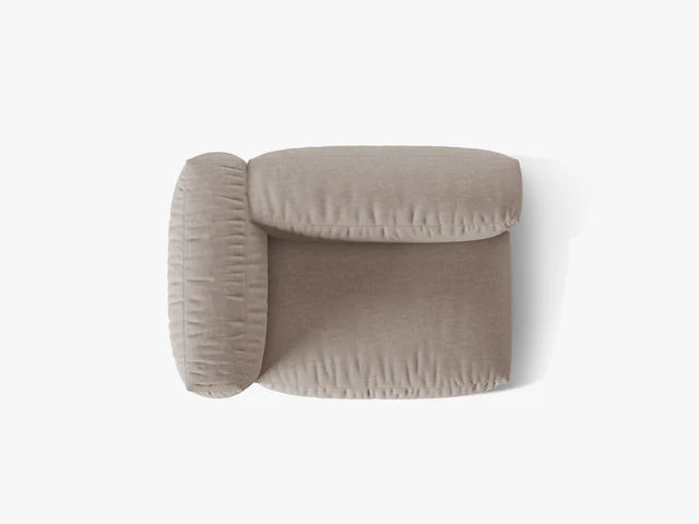 Modulārs dīvāns Martina Micadoni 106/75/120 cm Botruf Dark beige
