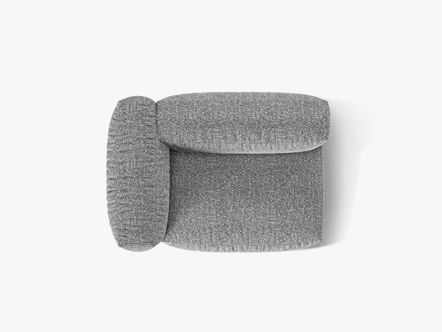 Modulārs dīvāns Martina Micadoni 106/75/120 cm Mogra Graphite