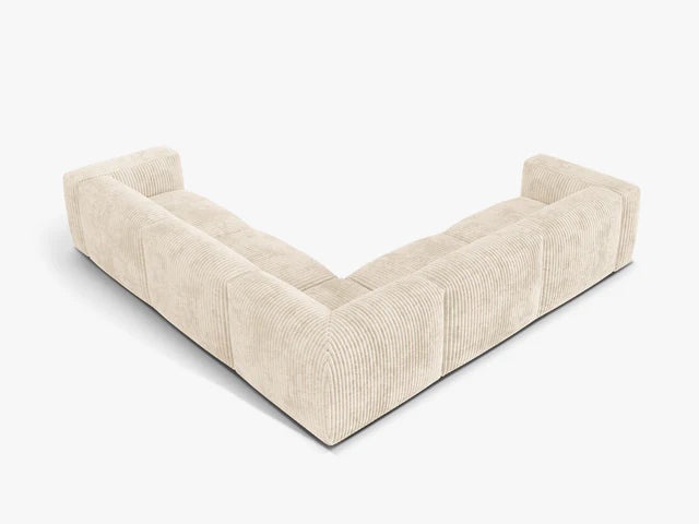 Dīvāns Martina Micadoni 316/75/316 cm  Corduroy (Til03) Light beige