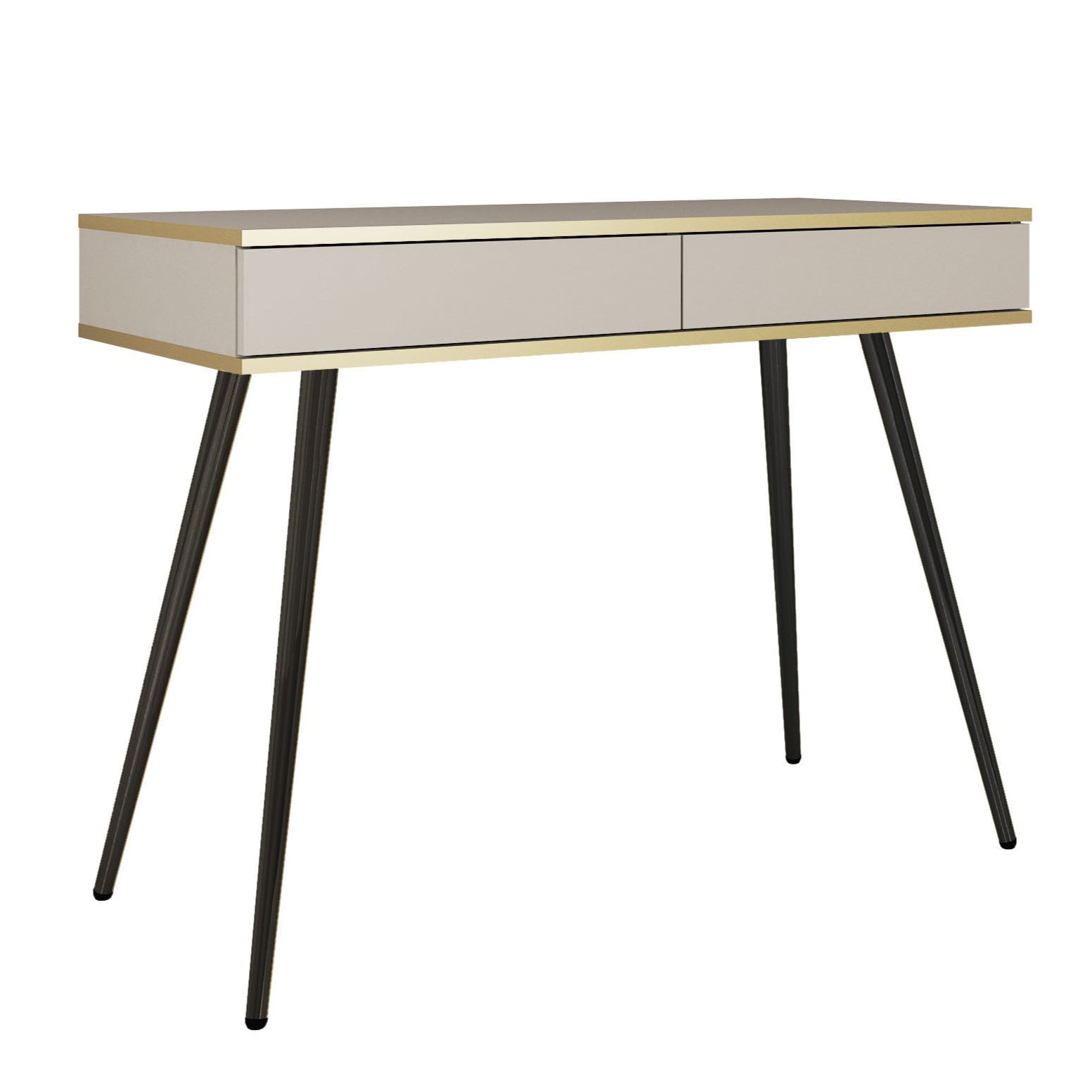 Konsole O2 102/79/50 cm bēšs/melns - N1 Home