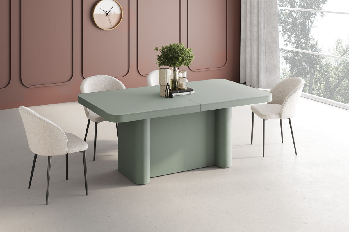 Galds Porto 160-412/100/75 cm zaļs - N1 Home