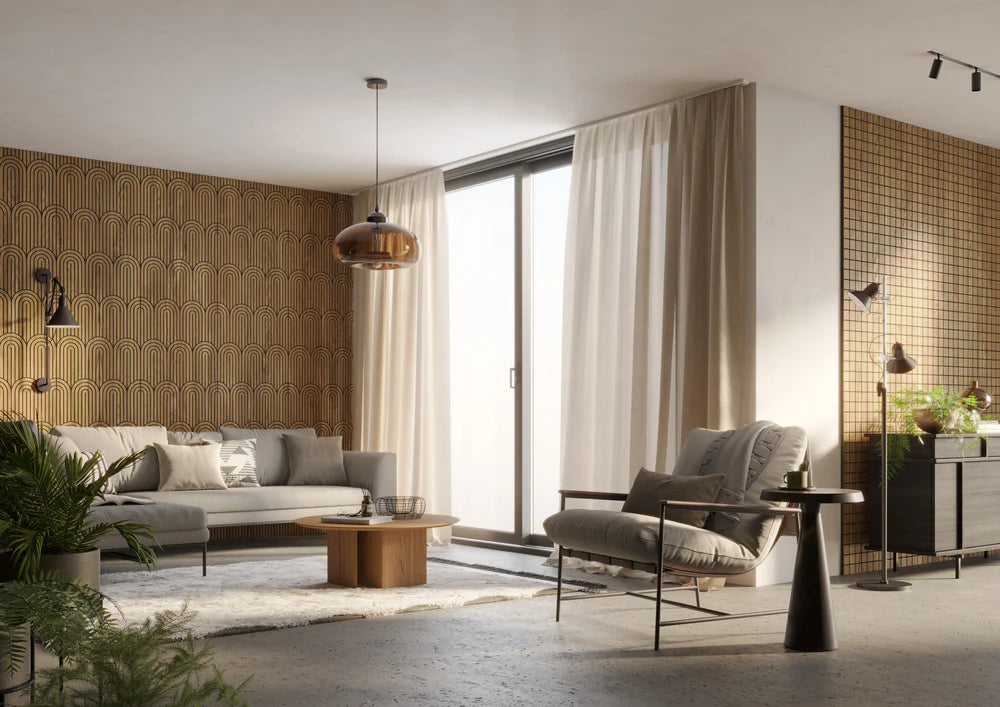 Frēzētais panelis Osa 60/275 cm Amerikāņu valrieksts