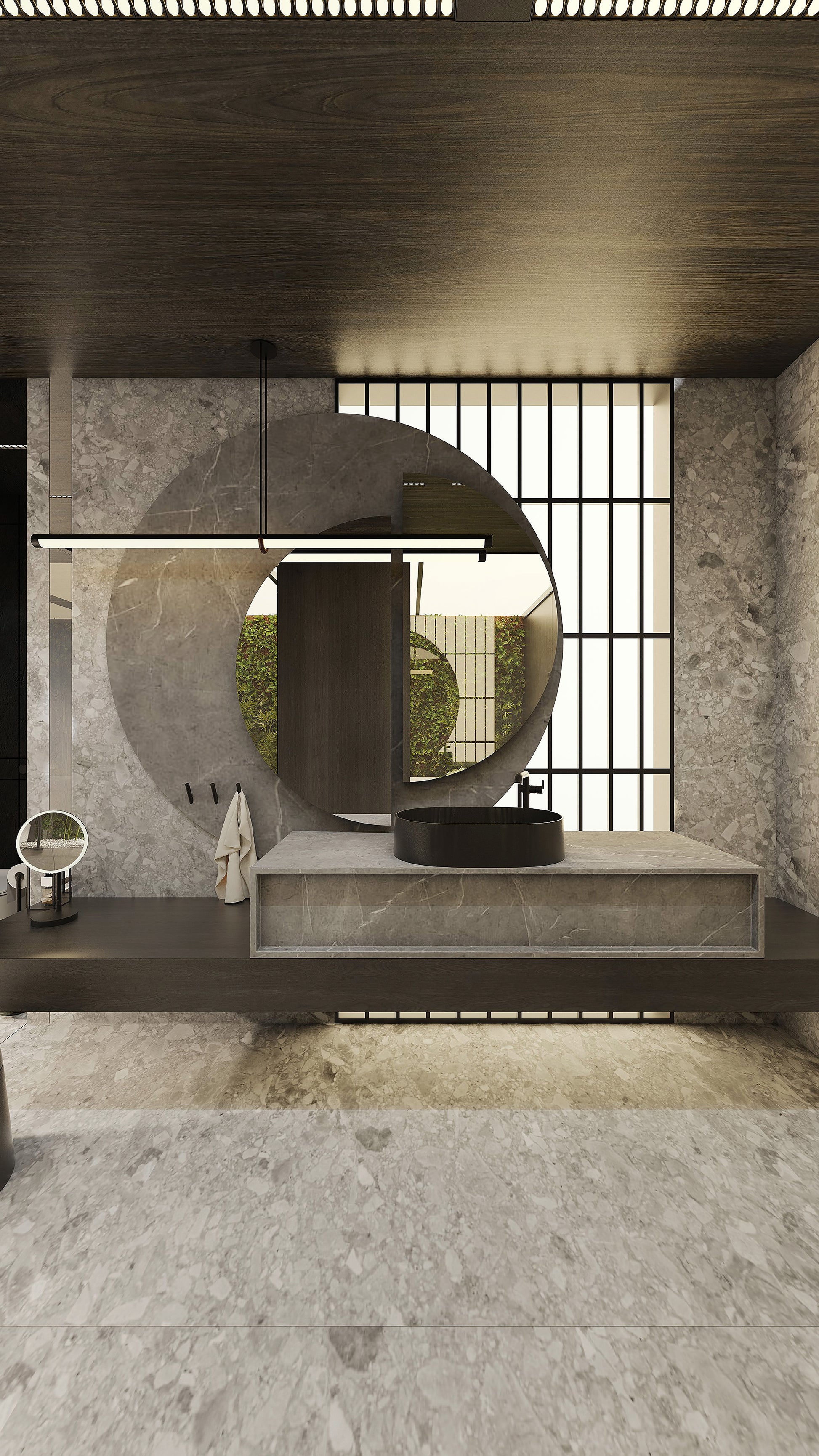 Izlietnes maisītājs, augsts, ar taisnstūra snīpi Silia 305 mm nero - N1 Home