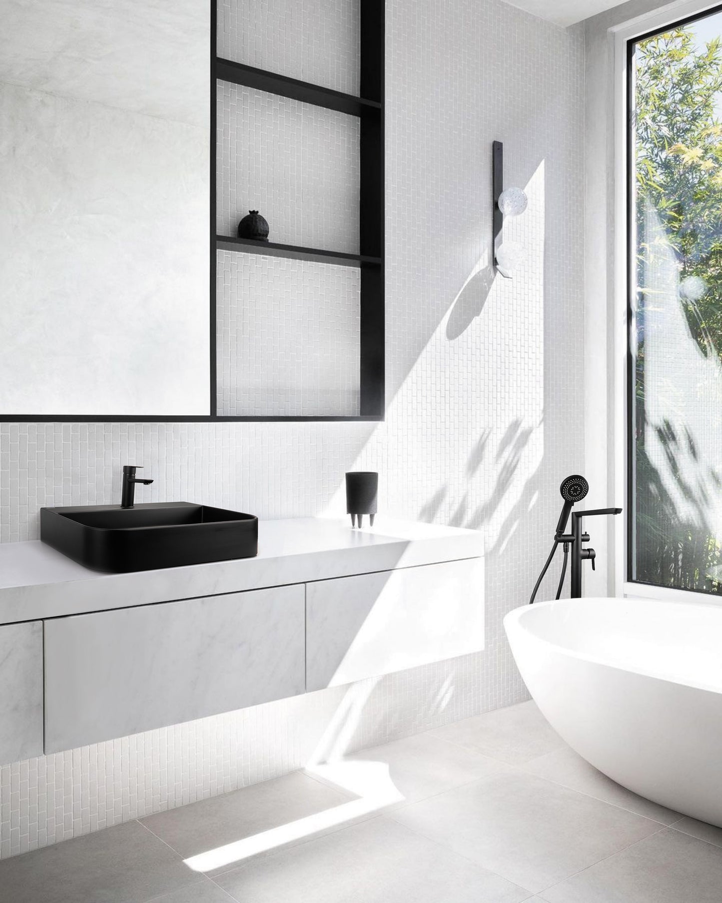 Izlietnes maisītājs Arnika 171 mm nero - N1 Home