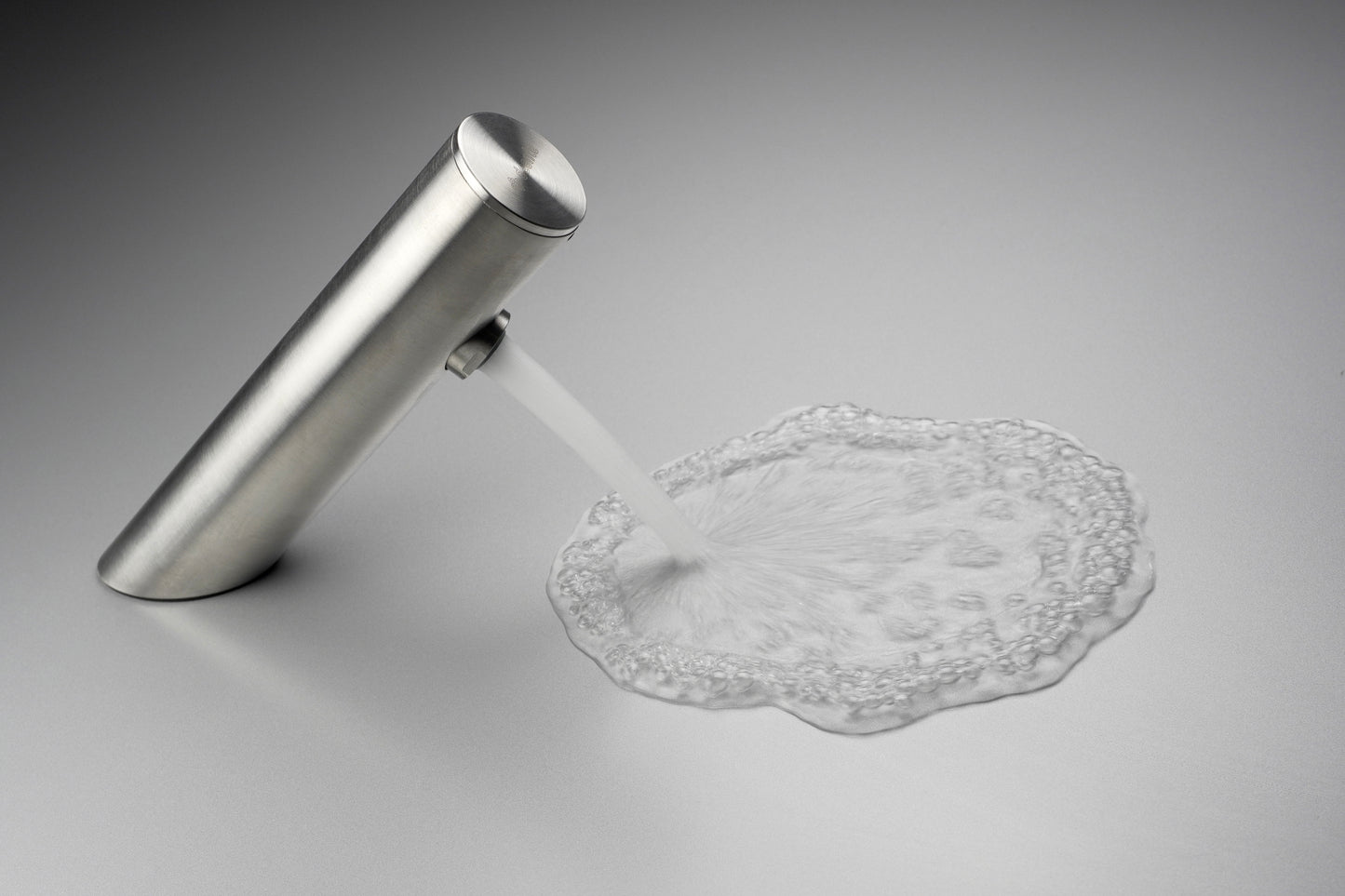 Izlietnes jaucējkrāns, bezkontakta, ar temperatūras kontroli - 4xAA Sense 148 mm matēts tērauds - N1 Home