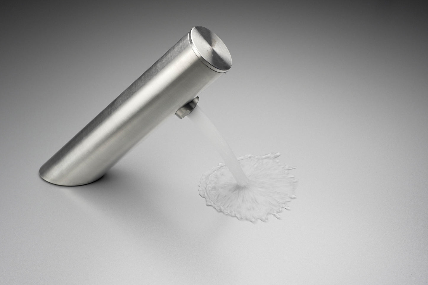 Izlietnes jaucējkrāns, bezkontakta, bez temperatūras regulēšanas - 4xAA Sense 205 mm matēts tērauds - N1 Home