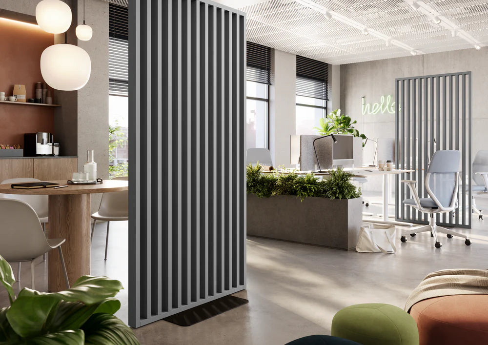 Starpsiena ar pamatni Glosa 99/200 cm Grafits