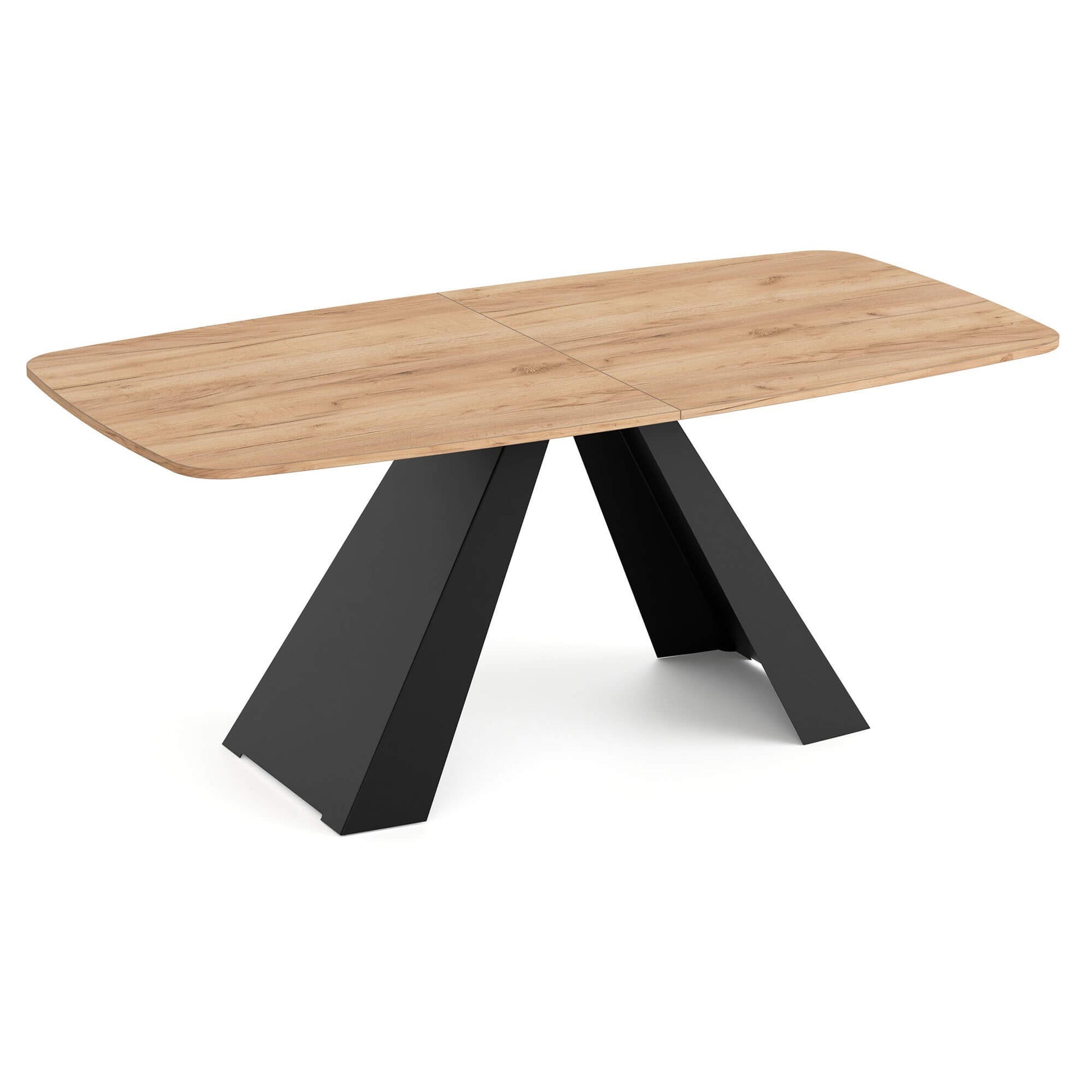 Galds Myra 160/76/80 cm kraft zelts ozols - N1 Home