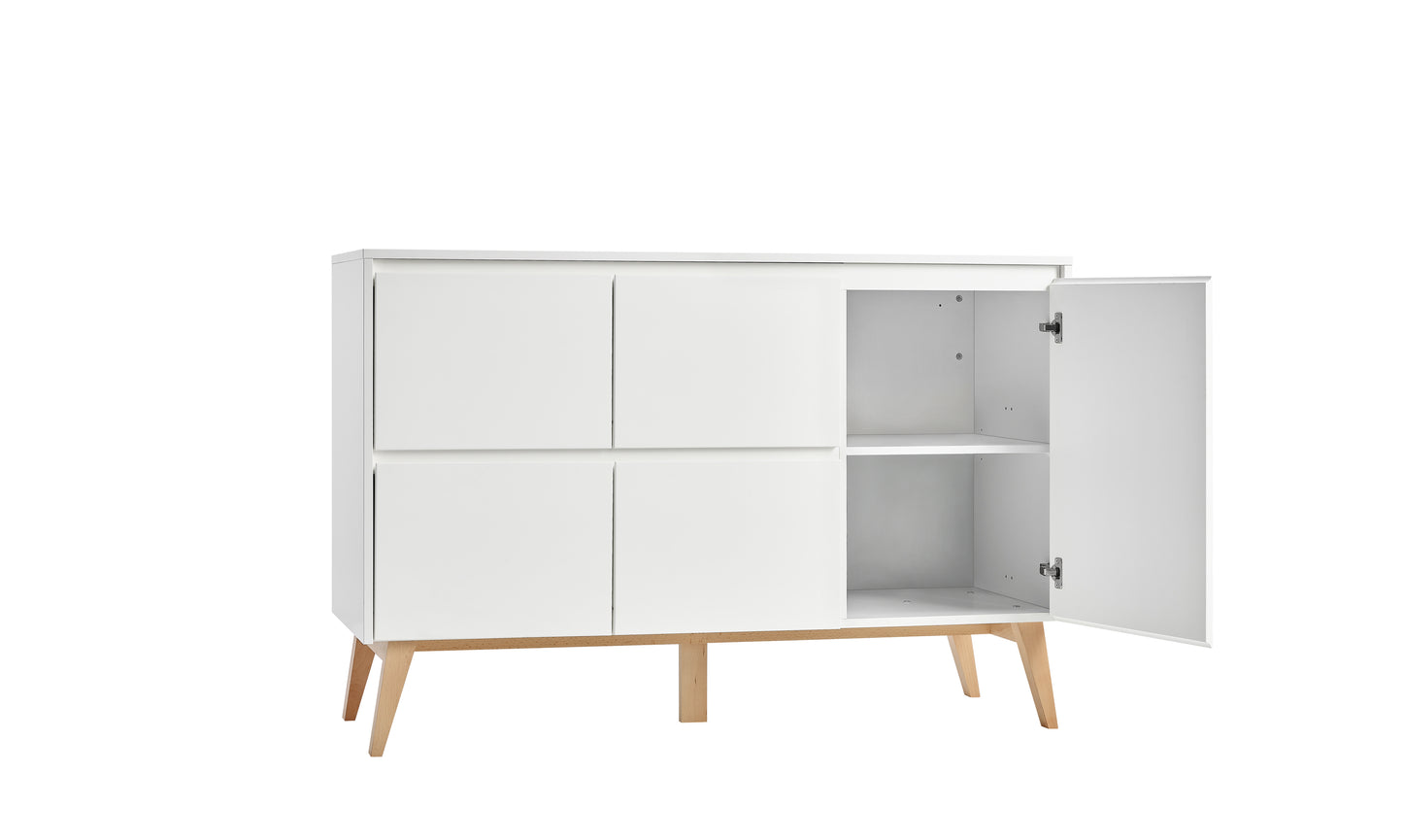 Kumode AIVA 52/148/92 cm balts - N1 Home