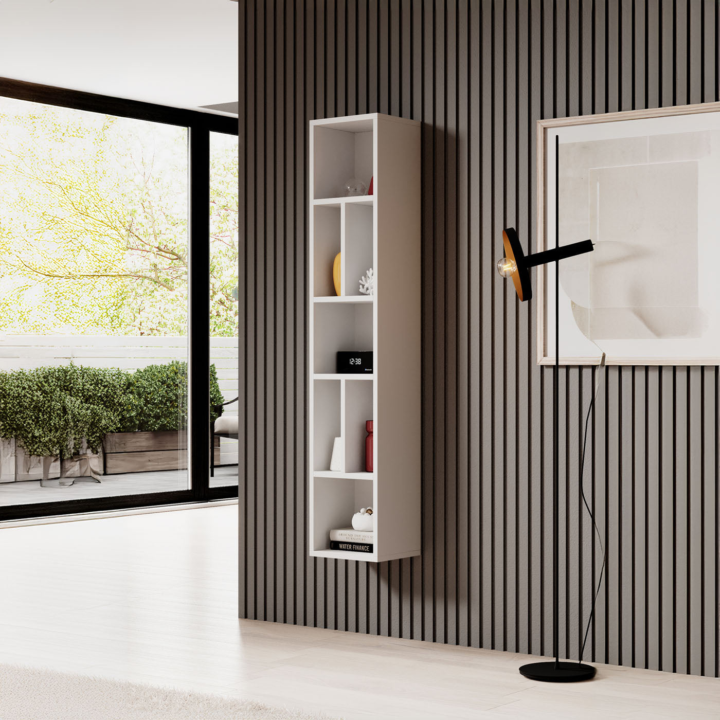 Piekarināms elements ar plauktiem Tola 32/159/25 cm balts