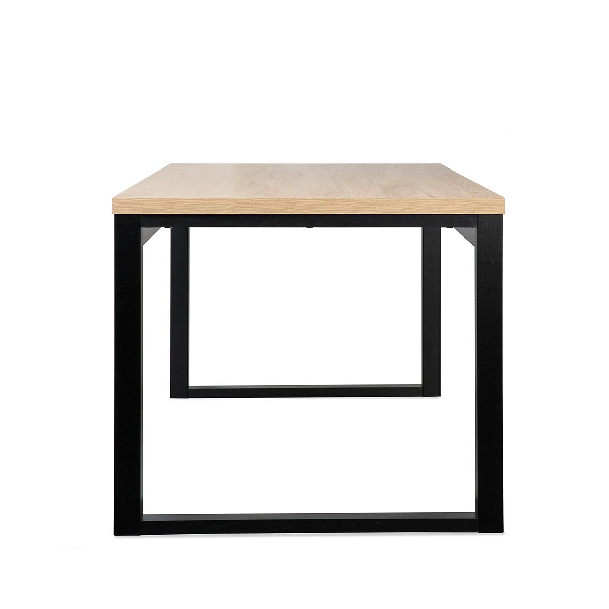 VITO galds taisnstūra galds melnas kājas 160x90cm