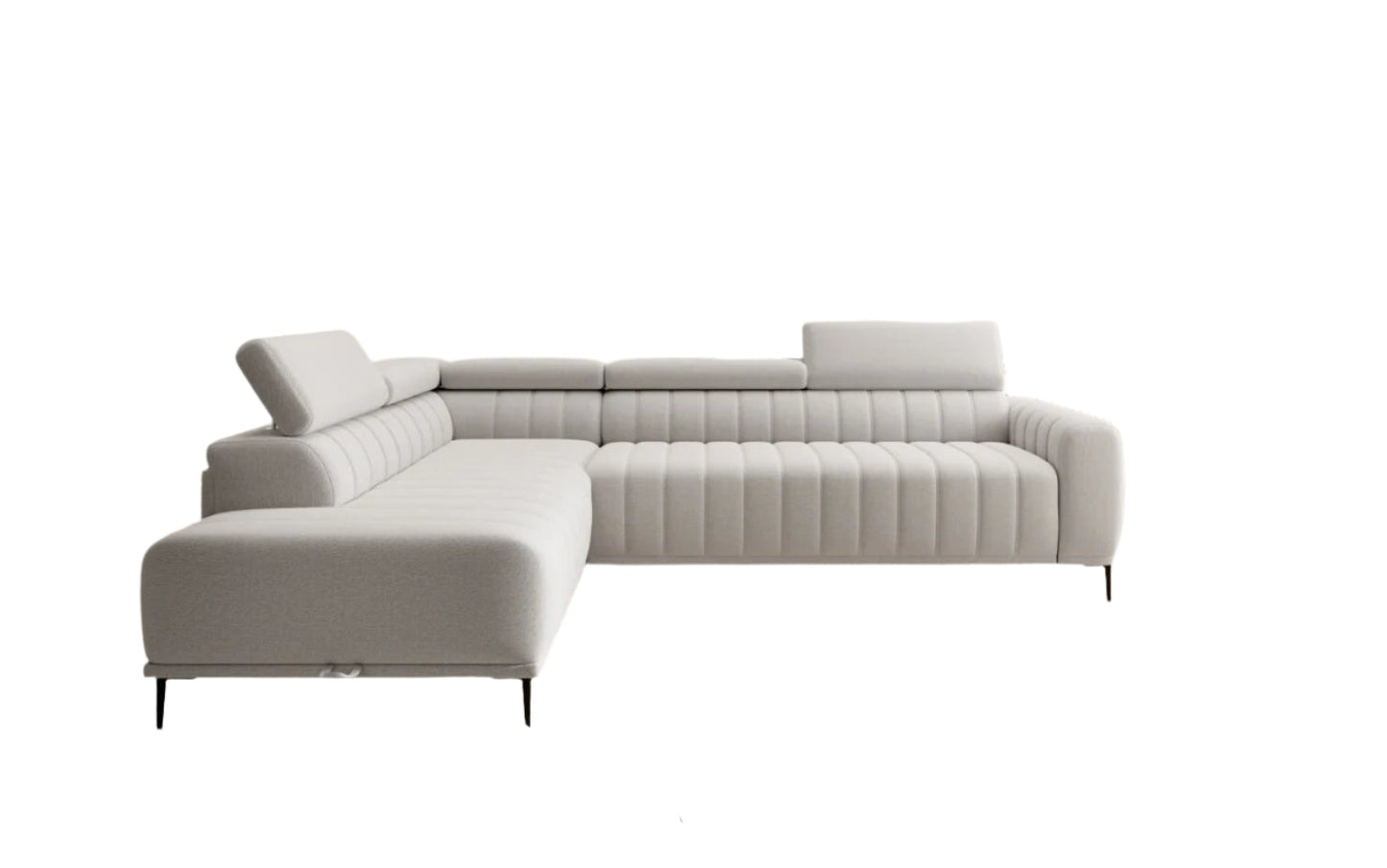 Dīvāns Gans 261/204/99 cm bēšs, florence 4 - N1 Home