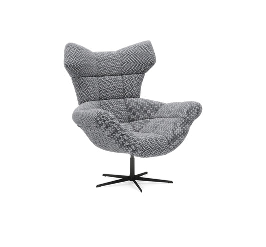 Krēsls SINS 119/103/84 cm melns/balts - N1 Home