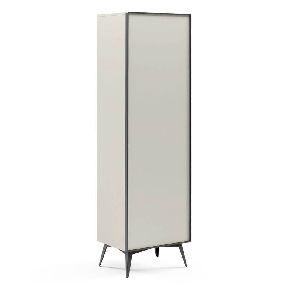 Skapis Maveja 200/60/42 cm kašmirs/melns - N1 Home