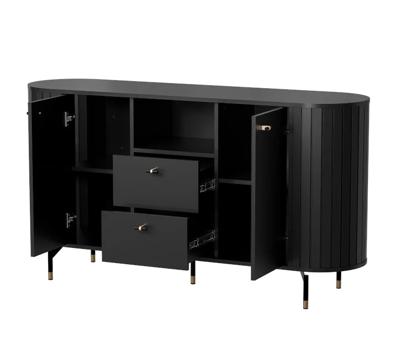 Kumode Zanto 150/40/81 cm melns