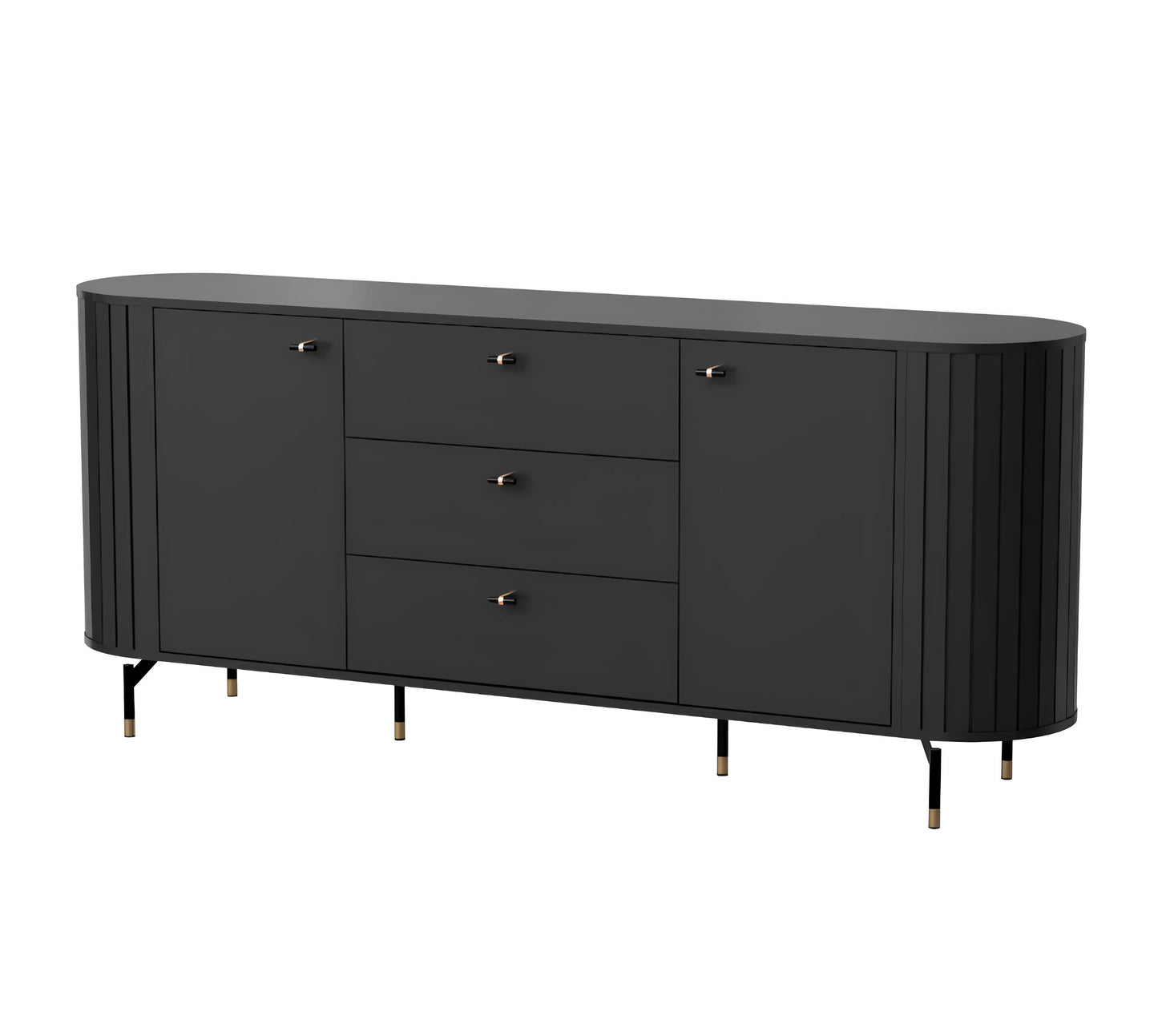 Kumode Zanto 190/40/81 cm melns