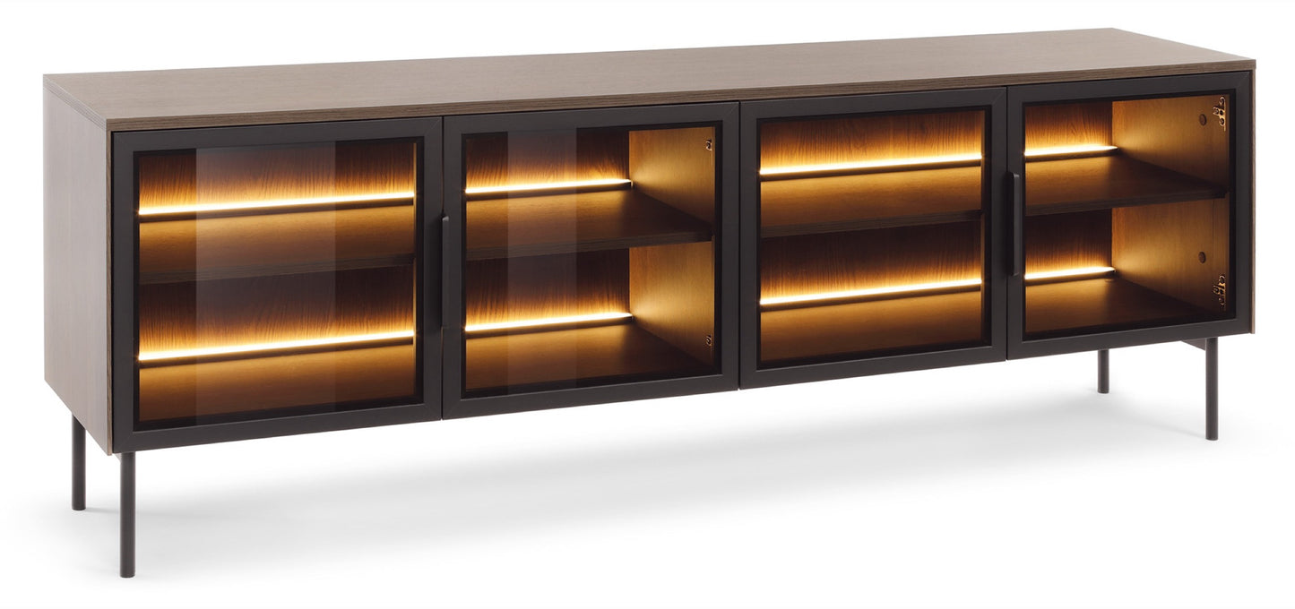 TV skapis Lumio 181/61/39 cm Dunin ozols