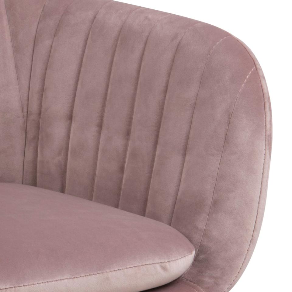 Krēsls Emil  57/61/83 cm putekļainā roze - N1 Home