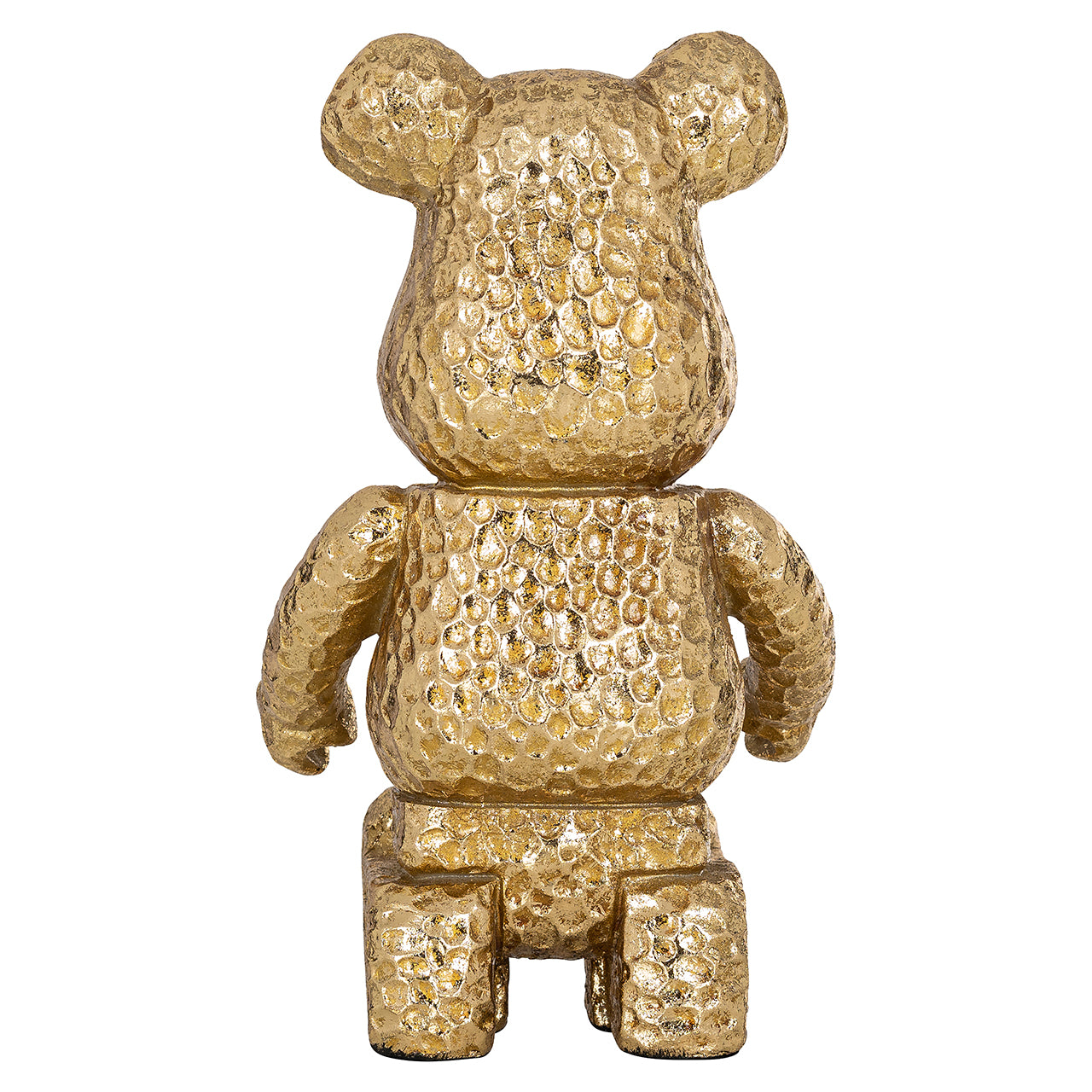 Dekoratīvs priekšmets Richmond Interiors Bear sitting 21/12/9 cm zelts - N1 Home