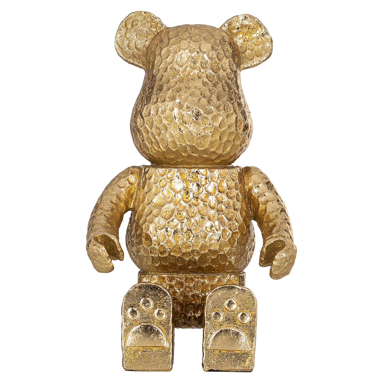 Dekoratīvs priekšmets Richmond Interiors Bear sitting 21/12/9 cm zelts - N1 Home