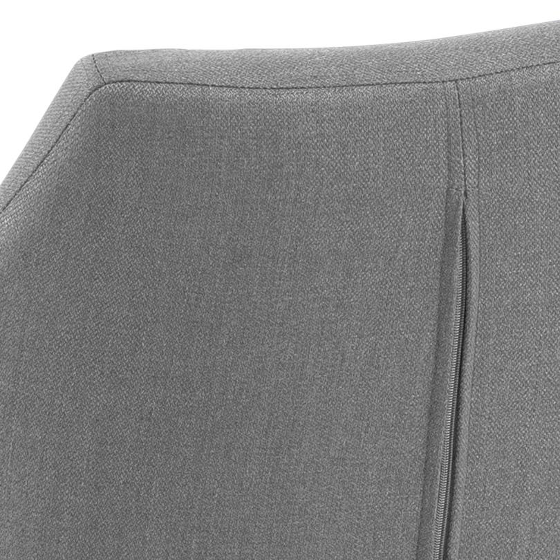 Krēsls Nor 58/58/84 cm gaiši pelēks/balts ozols - N1 Home
