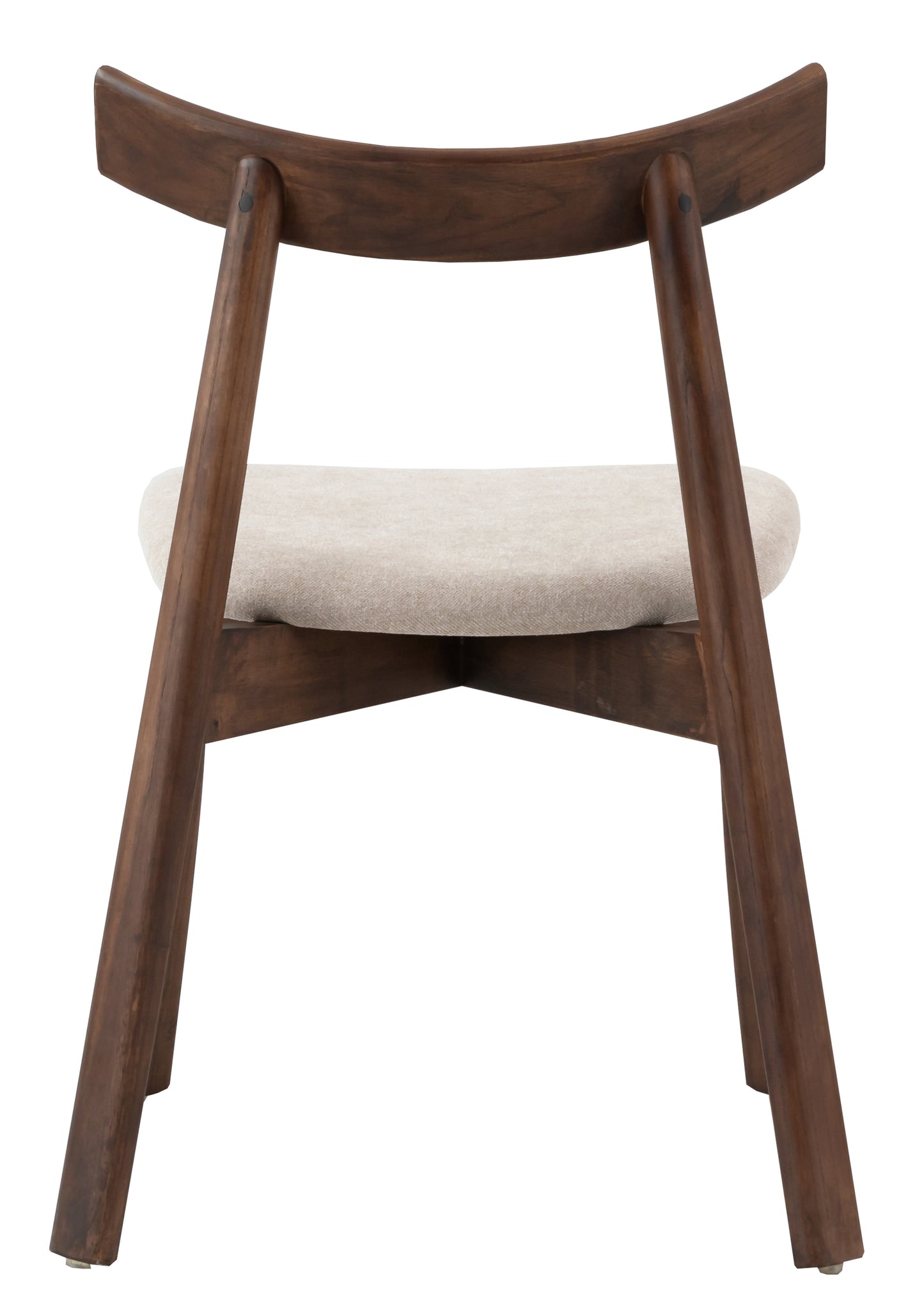 Krēsls Delis 79/48/59 cm rieksts/bēšs - N1 Home