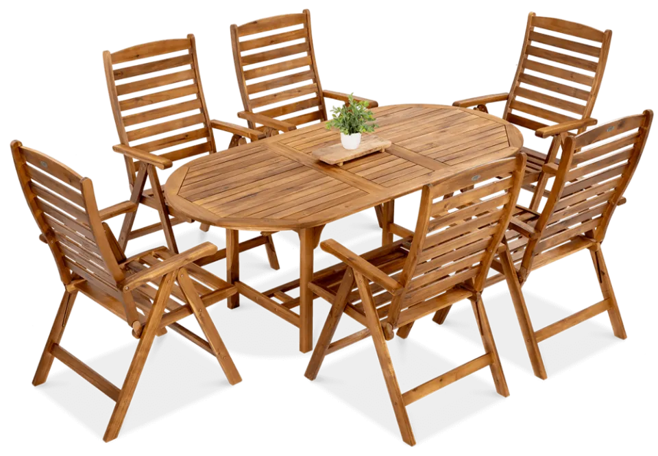 Koka dārza komplekts Akada Ovalle  akācija - N1 Home