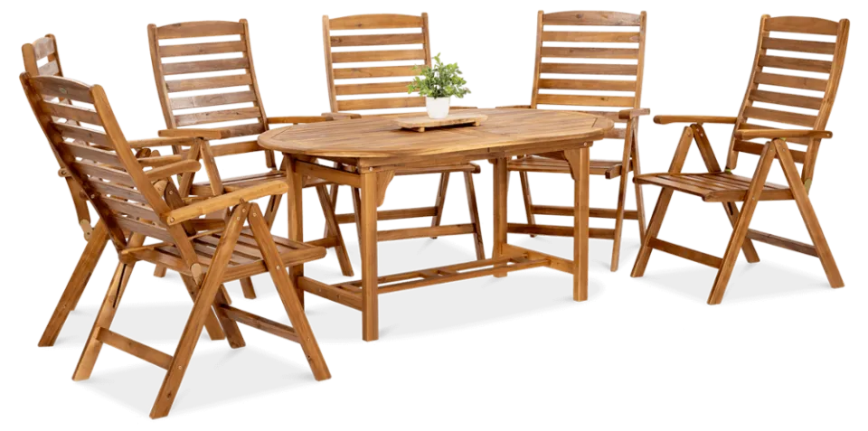 Koka dārza komplekts Akada Ovalle  akācija - N1 Home