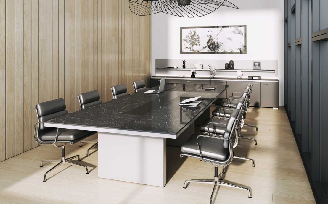 Galds Aris 200, 240/100/75 cm Sudraba Tectona DN1/balts - N1 Home