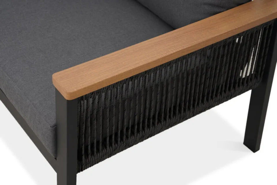 Dārza komplekts Askot 1 tumši pelēks - N1 Home