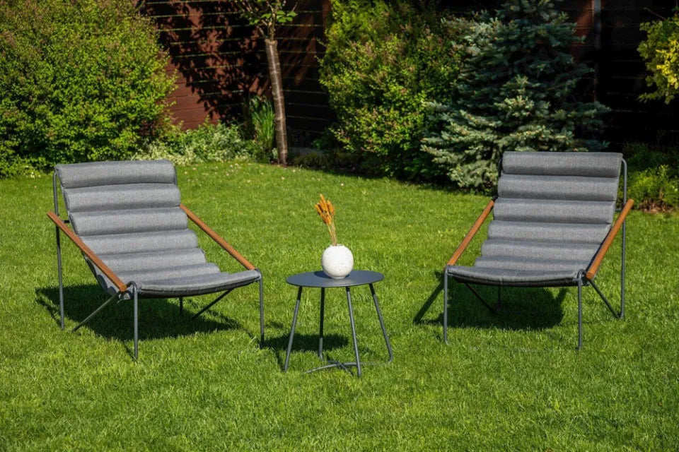 Dārza krēsls Artyk 74/101/85 cm  pelēks - N1 Home